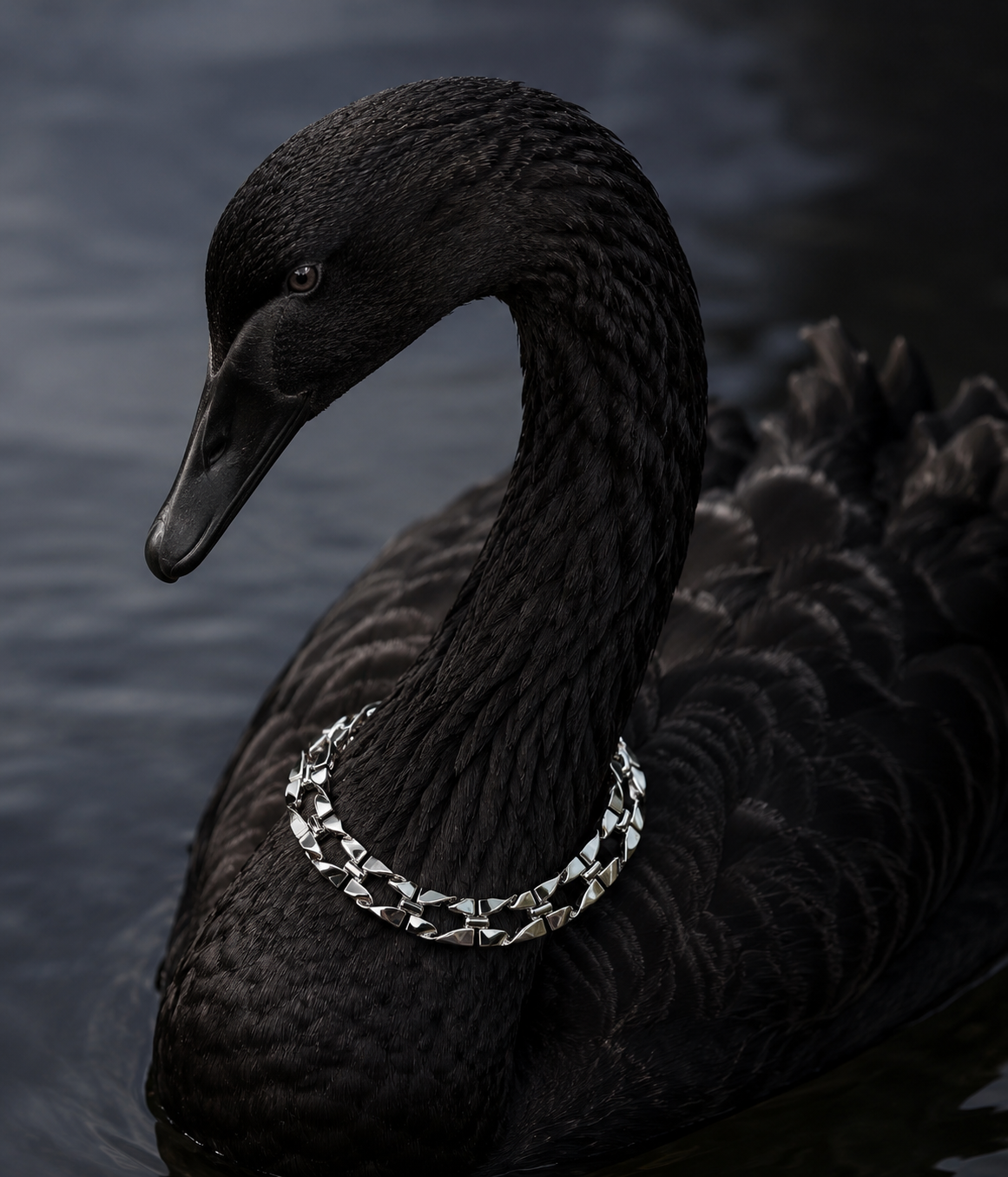 Signed Trifari PAT PEND Silver Tone Choker Necklace Vintage Designer Jewelry - Image 5