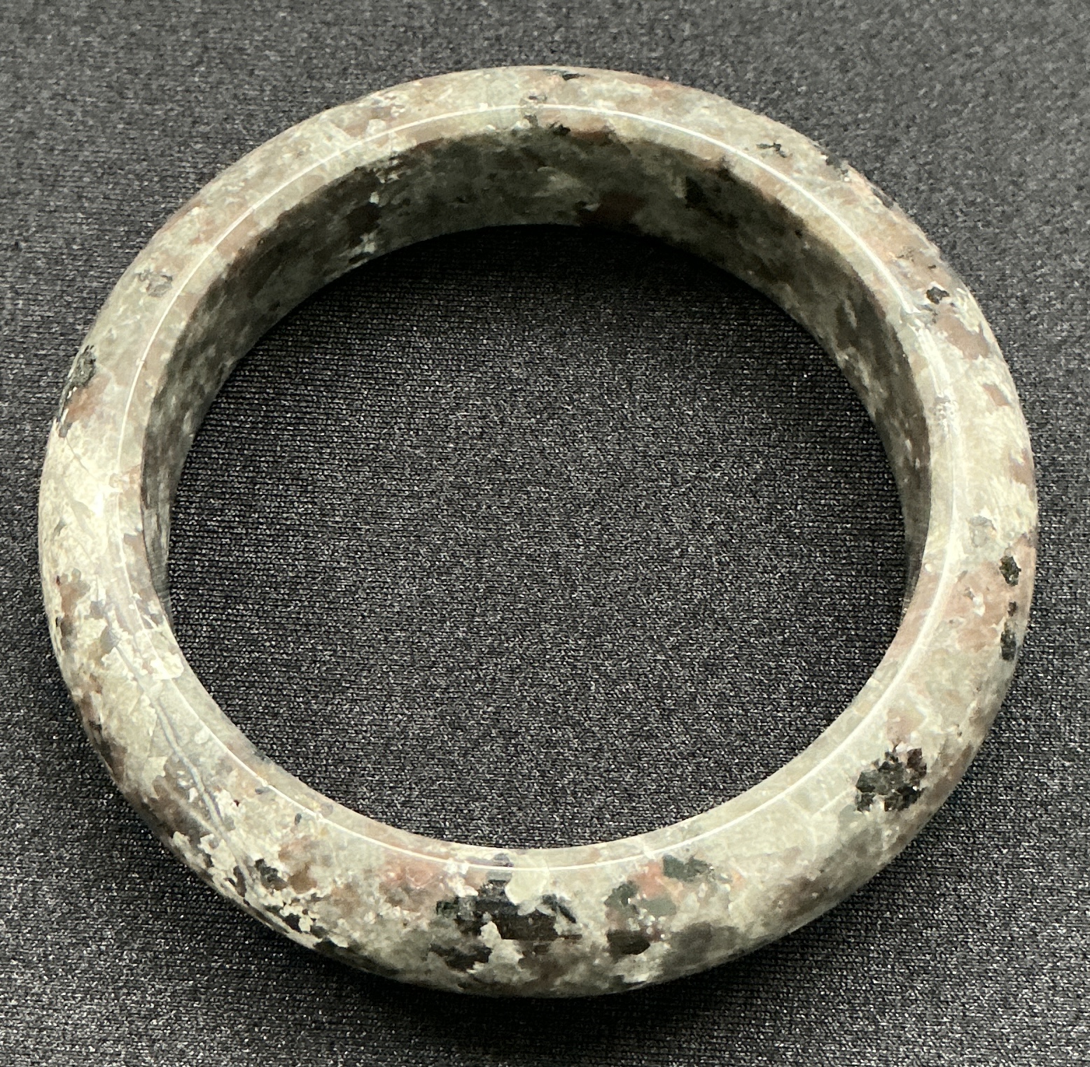 Yooperlite Hololith Bangle Bracelet UV Reactive Stone Bangle - Image 2